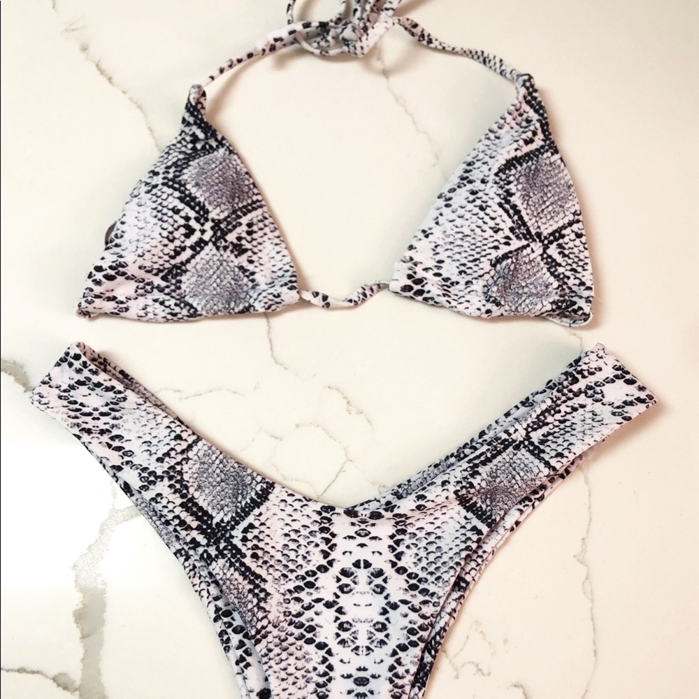Snakeskin Zaful Bikini